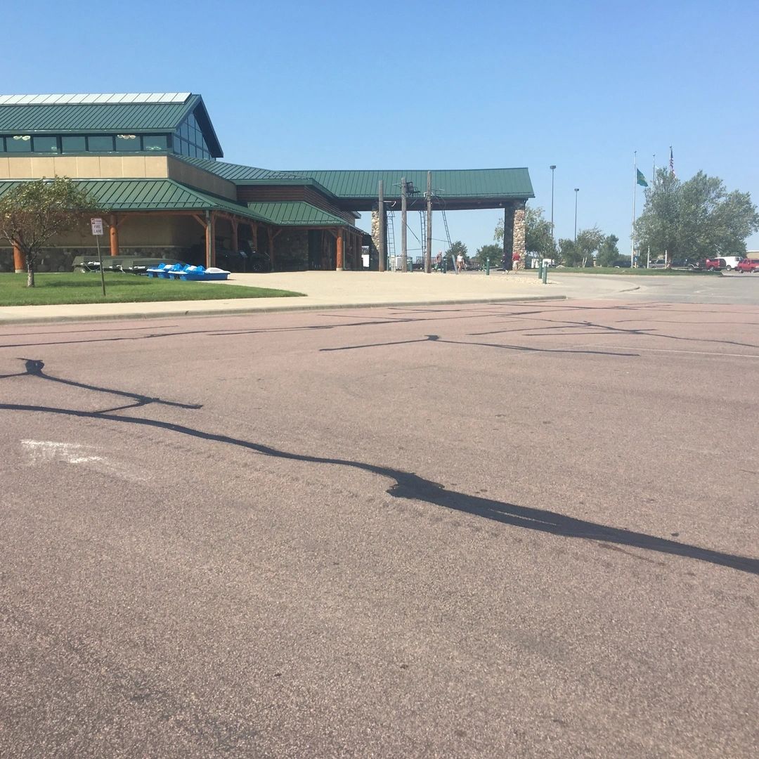 Crack Sealing — Sioux Falls asphalt and concrete maintenance by Dakota Seal