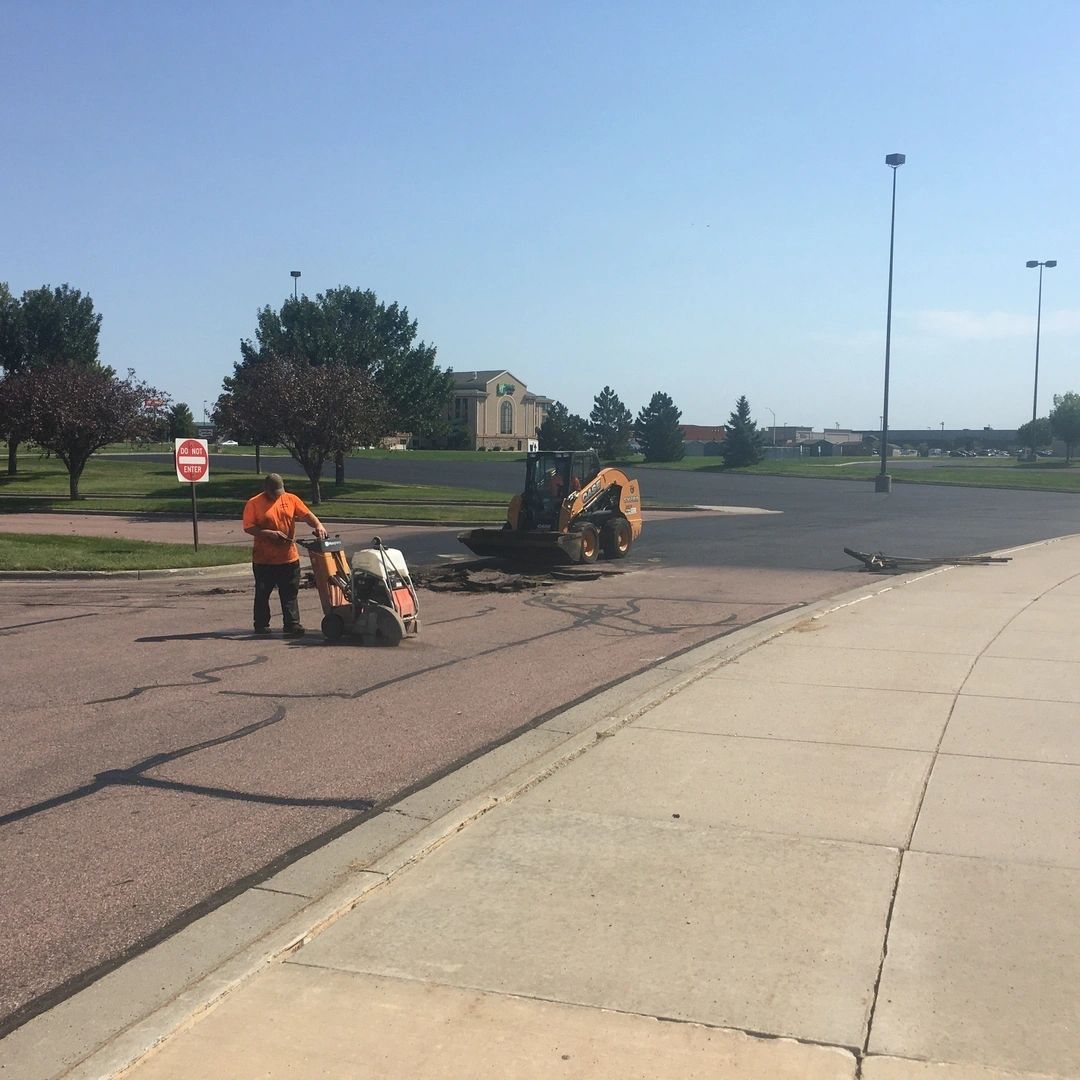 Crack Sealing — Sioux Falls asphalt and concrete maintenance by Dakota Seal